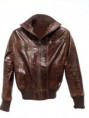 CAMPERA COMBINADA COLOR MARRON